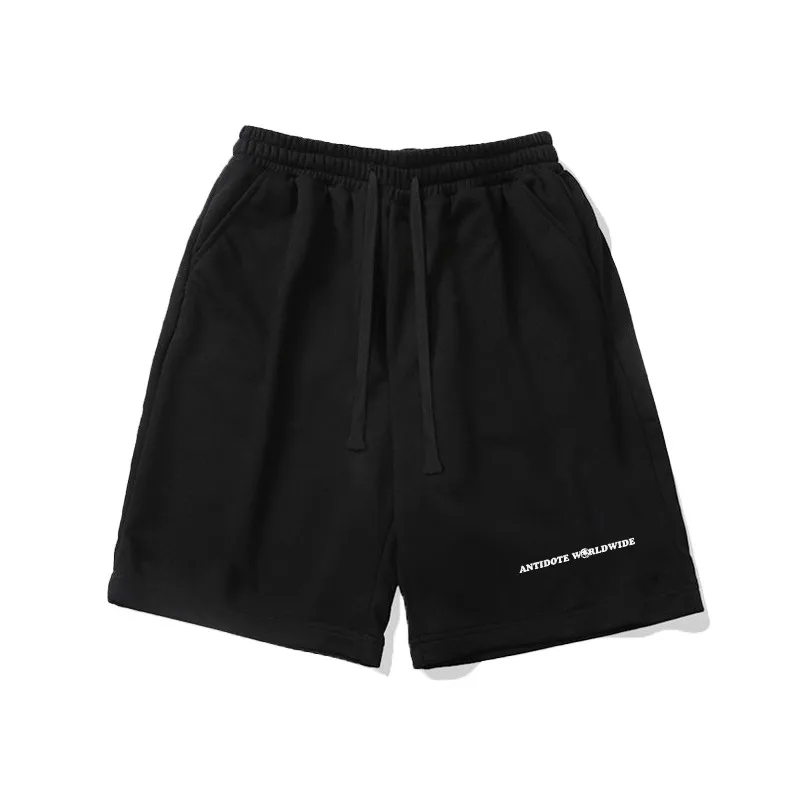 

Спортивные летние брюки для мальчиков, новинка 2025 года, свободные уличные повседневные брюки с пятью точками на эластичной талии, простая одежда