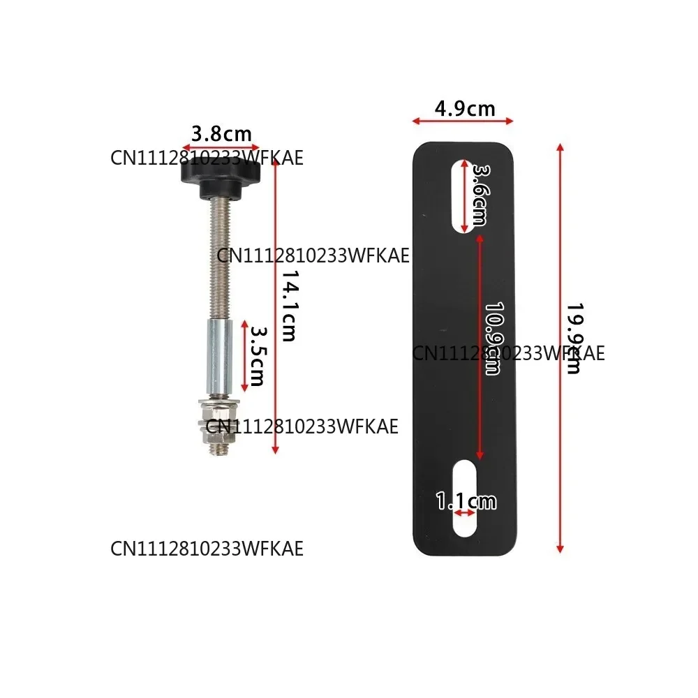 Universal Car Mounting Pins Base Plates Kits for Traction Boards Fit For All Recovery Tracks with 4.72