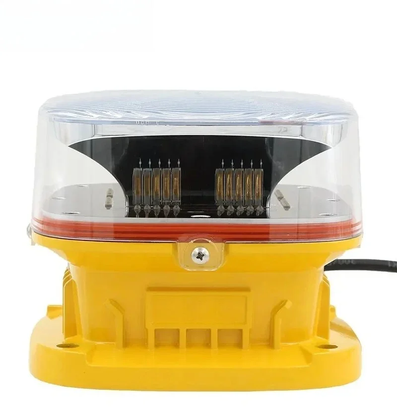 Hot sell Medium Intensity Red LED Aviation Obstruction Warning Light for Towers, Chimneys, and Buildings