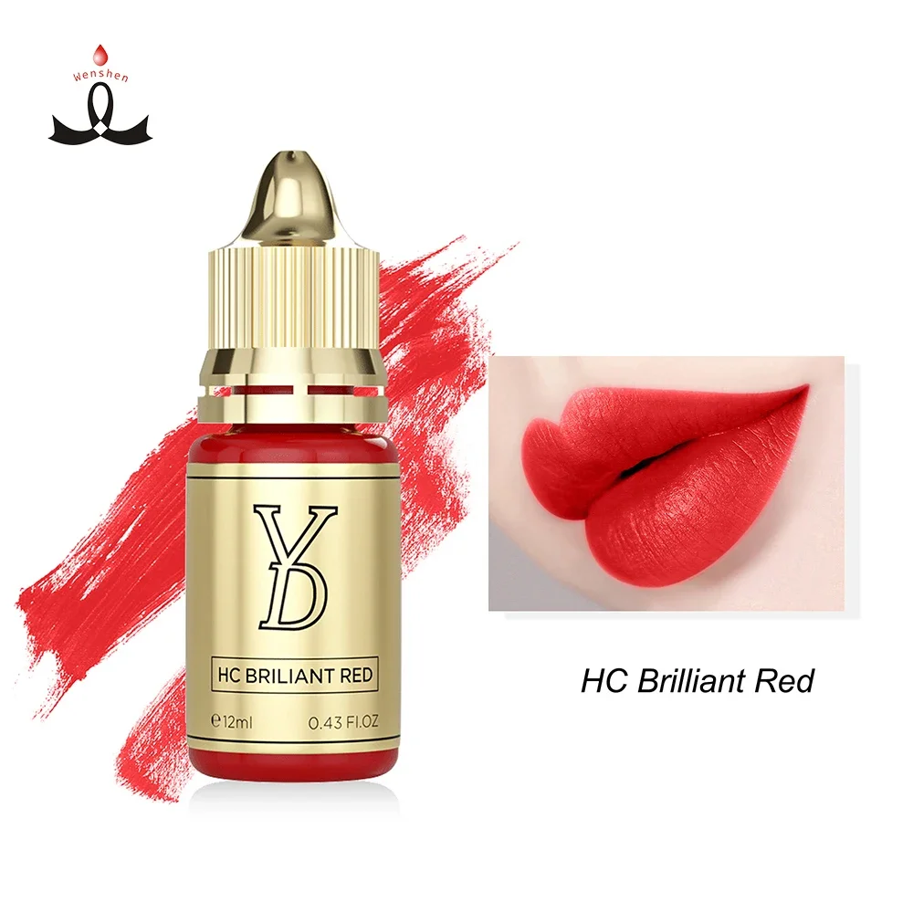 

Tattoo Ink YD Briliant Red 12ML/bottle For Professional Beauty Tattoo Micropigmentation Pigment Permanent Tattoo Makeup Supplies