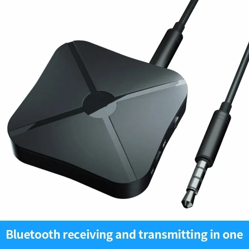 2 In 1 Wireless Bluetooth Audio Receiver Transmitter 3.5mm AUX Jack RCA USB Dongle Music Stereo Adapter For Car TV PC Headphone