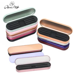 GLAMLASH Eyelashes Tweezers Box Exquisite Tinplate Protection Storage Box Eyelash Lash Extension Beauty Pencil Case Makeup Tools