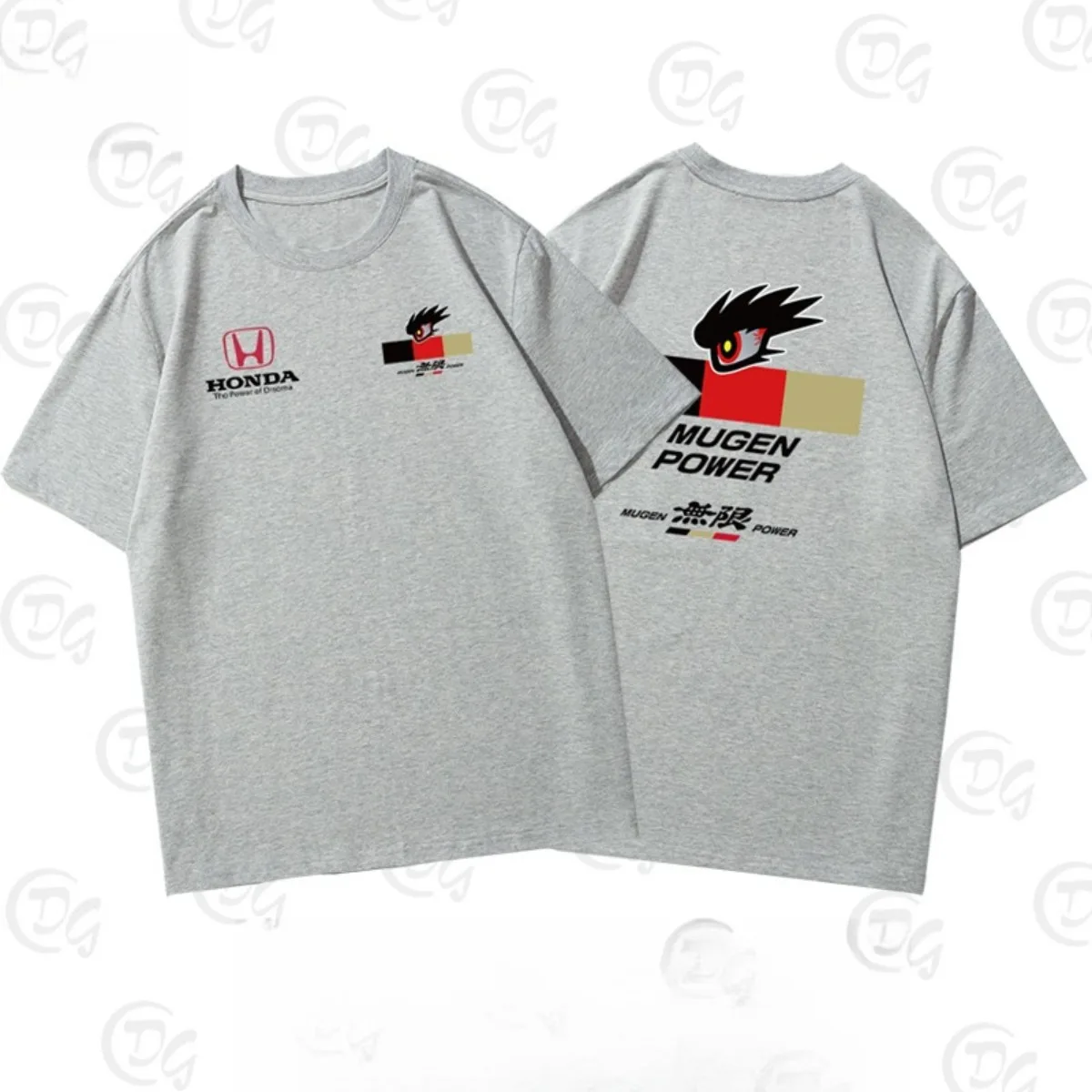 هوندا اليابان موجن المحدودة هوندا قصيرة الأكمام تي شيرت ملابس للرجال الرياضة والترفيه القطن الخالص فضفاض الصيف تنوعا #1