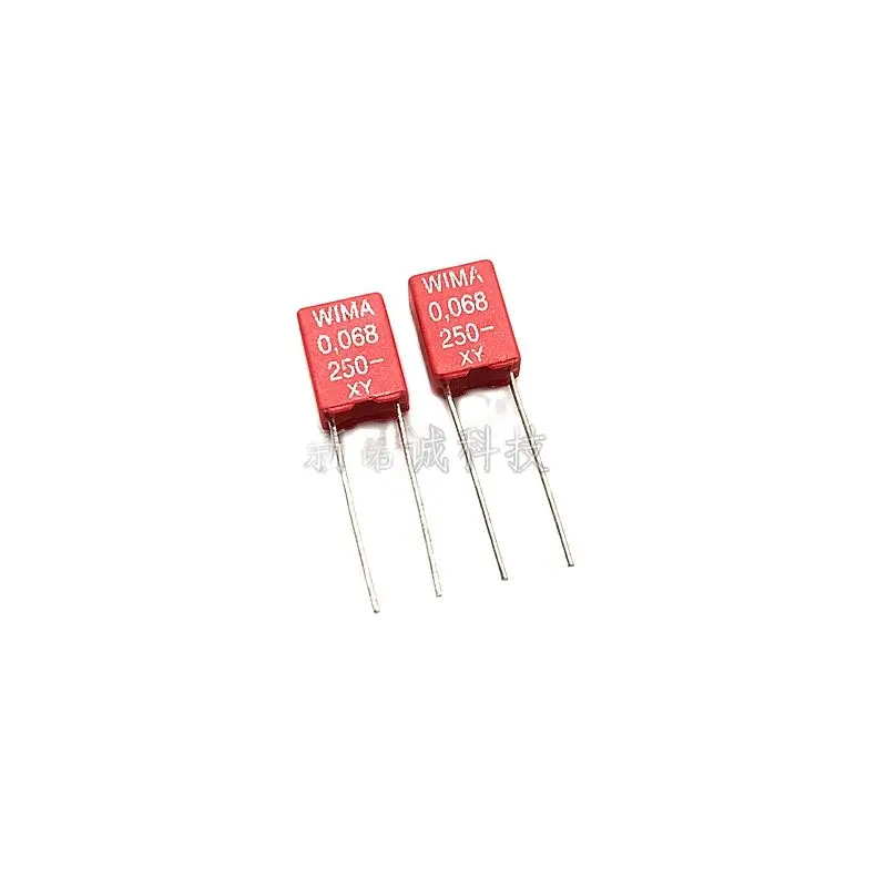 

10pcs/Germany Weimar WIMA 683 250V 0.068UF 250V 68nF MKP2 Pin Distance 5 Audio Capacitor