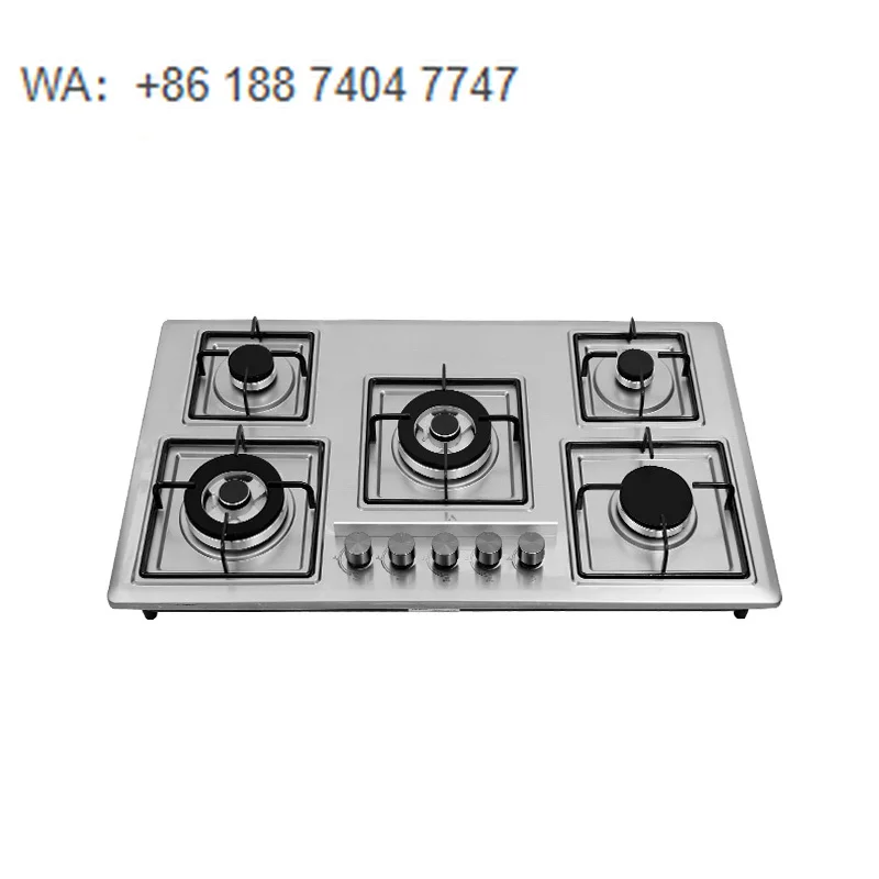 High Quality Stainless Steel Built-in Gas Cooktop 2 Burner LPG NG Kitchen Gas Stove Factory