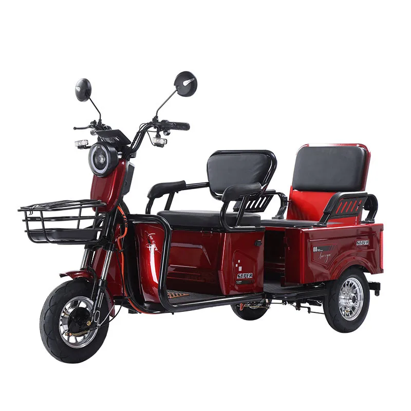 

The elderly transportation electric tricycle adult leisure battery car pull cargo passenger household electric car