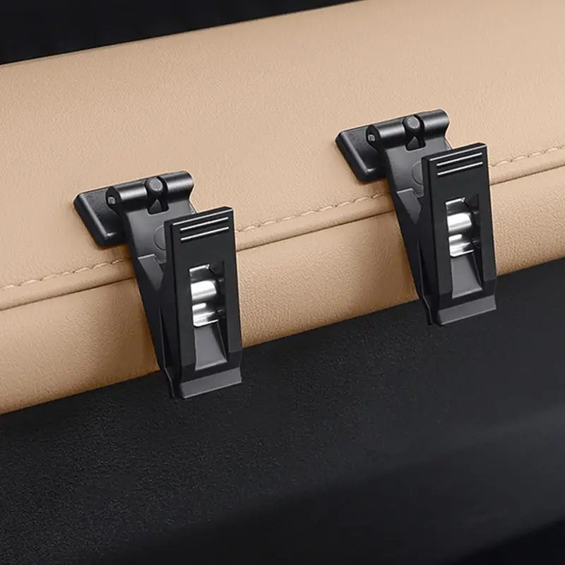 2Pcs/set Suction Cup Ticket Card Clip Car Interior Ticket Fastener Clip Adhesive Ticket Storage Organizer Car Accessories