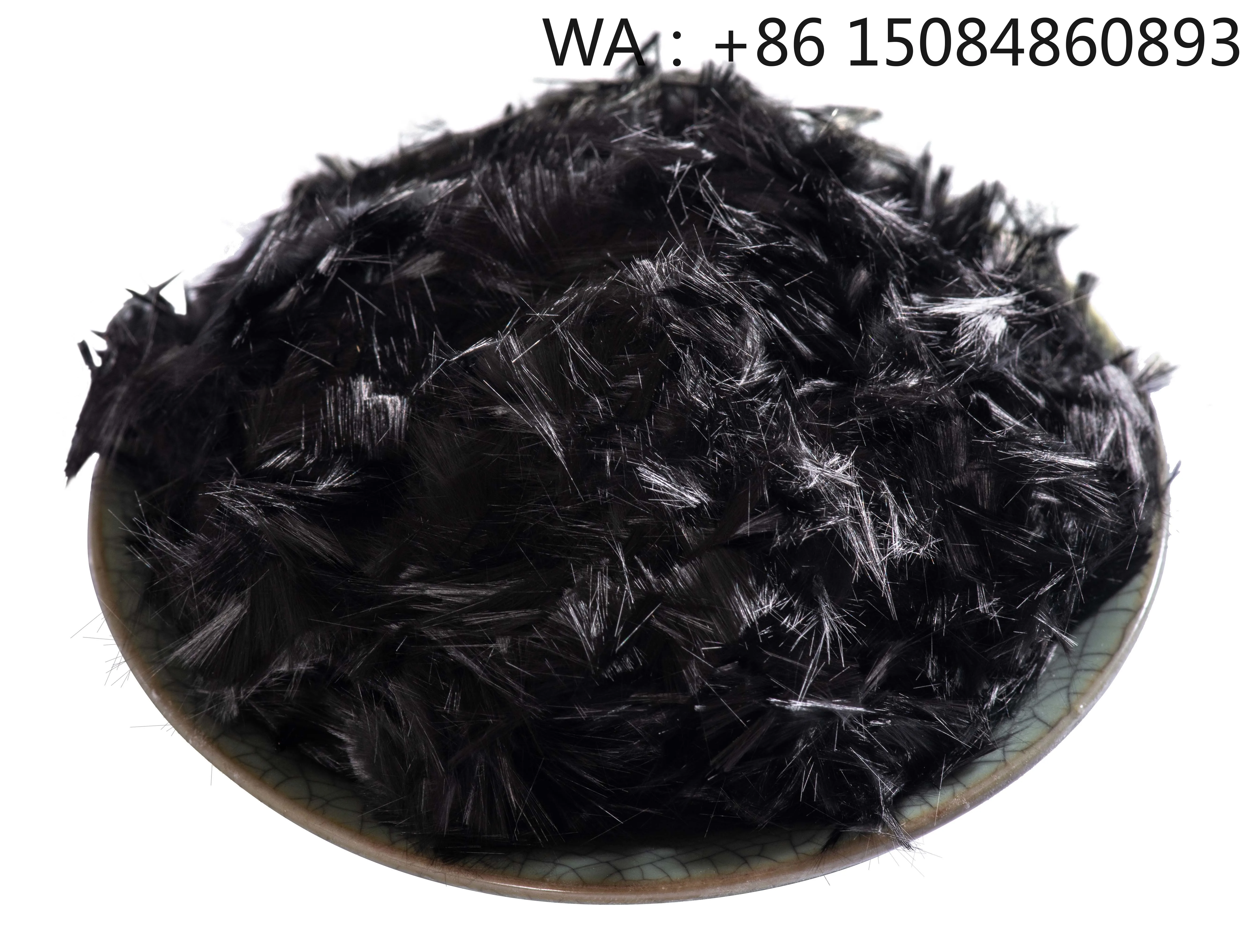 6mm chopped carbon fiber, high carbon content for polymer reinforcement and composite production