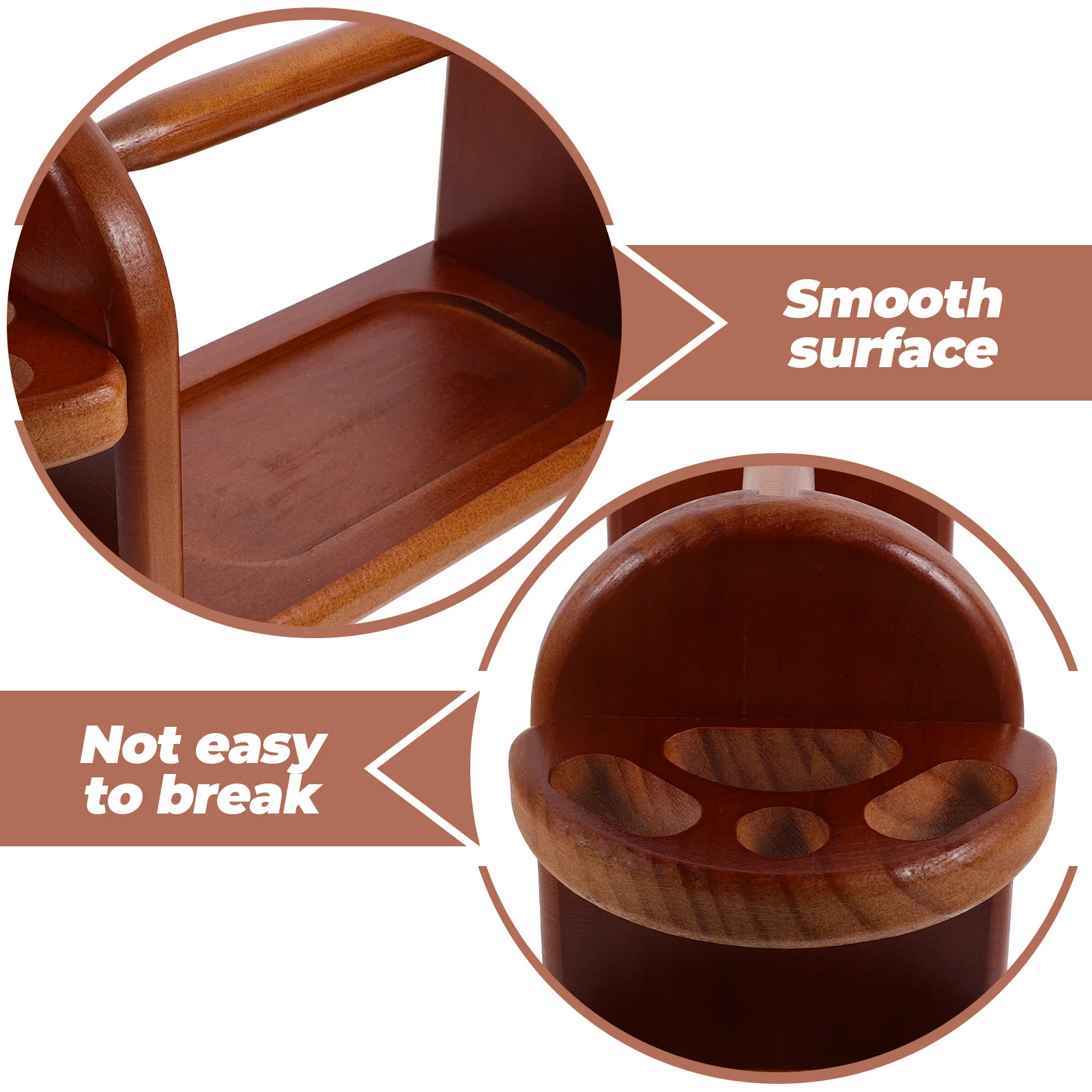 

Wood Yarn Holder Sturdy Spool Stand Stable Base for Knitting Crocheting Sewing Thread Organizer Yarn Holder for Crocheting