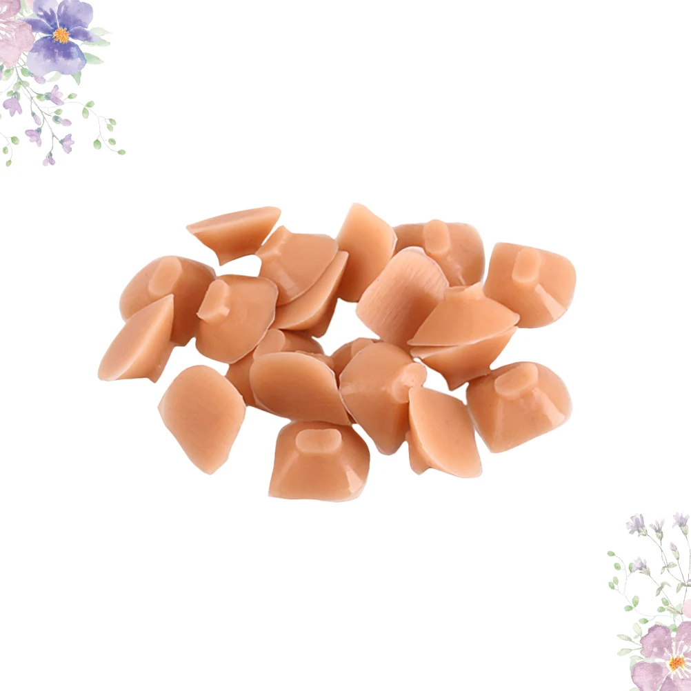 

20 Pcs Copper Flute Rubber Pad Horn Silicone Parts Accessory Pads