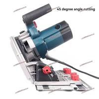 1.4M/2.8M Woodworking Guide Electric Saw 45° Miter Saw Wood Metal Cutting 1200W Multifunctional Woodworking Chainsaw