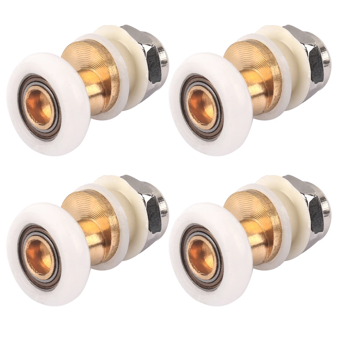 

8PCS Shower Glass Sliding Door Hanging Wheel Roller Bathroom Sliding Cabinet Eccentric Pulleys 20/23/25/27mm Diameter