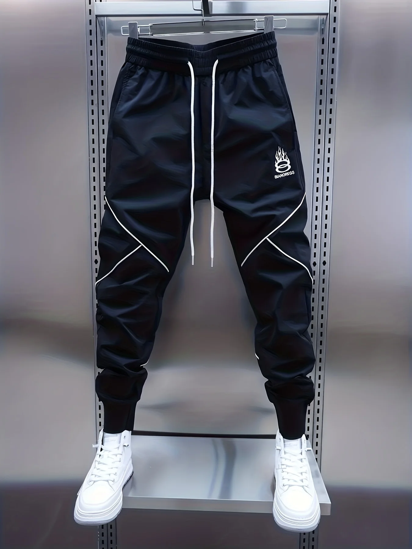 

Spring and Autumn Men's Thin Leg Tights, Quick drying Breathable Sports Pants, Versatile Casual Pants, Outdoor Adventure Pants,