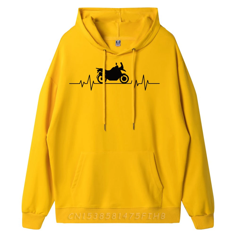 Motorbike Heartbeat Biker Motorcyclist Sport Cruiser Designer Hoodie Men Funny Gifts Sweatshirts Crazy