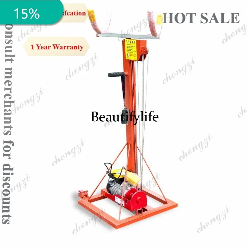 

A172 Installation of Roller Shutter Canopy Ventilation Duct Hoist Small Lifting Platform