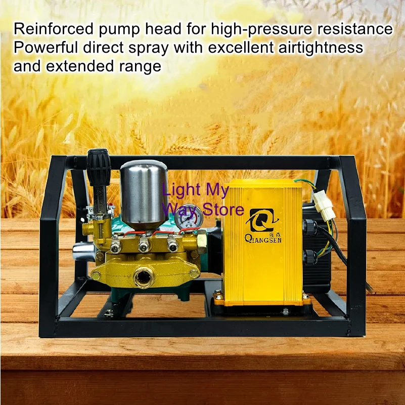 Ultra-High Pressure Variable Frequency 60-Pump Electric Sprayer 48V-72V Remote-Controlled Horticultural Sprayer