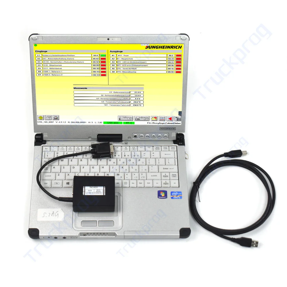 Judit Incado Box Diagnosis Kit Jungheinrich JUDIT 4.37 jeti repair manual SH & ET Forklift truck CF C2 Laptop daignostic tool
