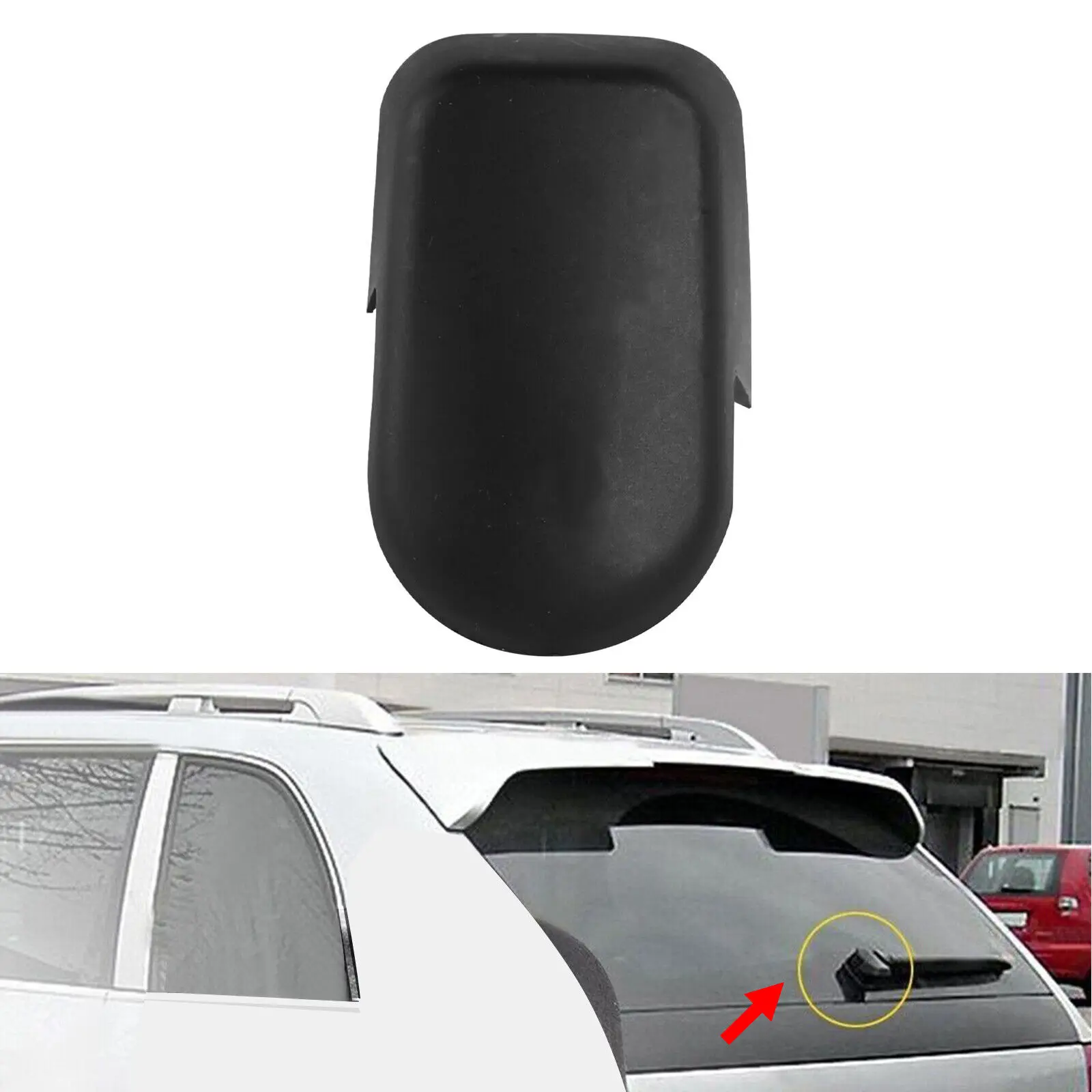 غطاء ذراع الممسحة الخلفية غطاء خلفي لبورشه كايين 955 957 2003-2010 7L 5845425 #3