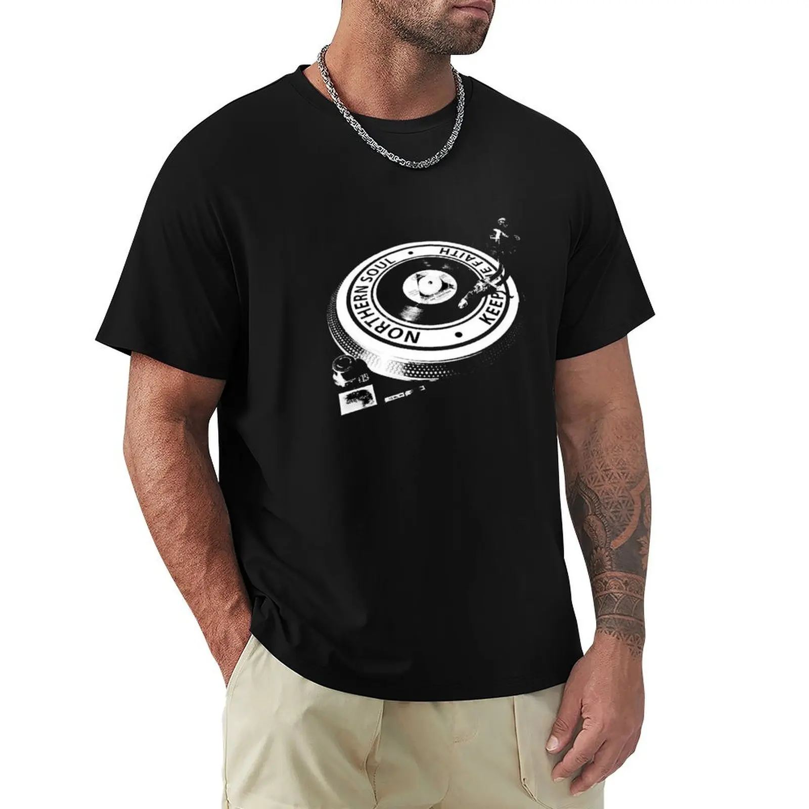 

Northern Soul Keep The Faith 45 T-Shirt Graphic Print Short Sleeve T-Shirt