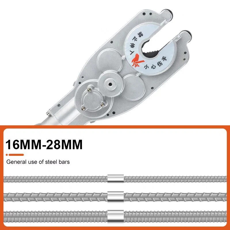 Handheld Electric Steel bar Sleeve Threading machine Lithium-battery Rebar Connection Torque Wrench Thread Tightening machine