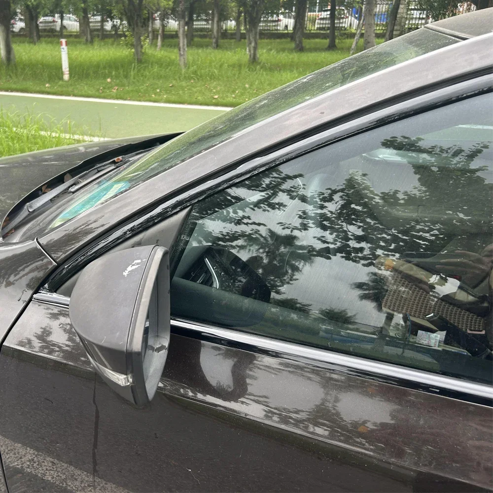 For Skoda Octavia 2015-2019 Sedan Window Chrome Delete Blackout ABC Pillars Glossy Black Stickers