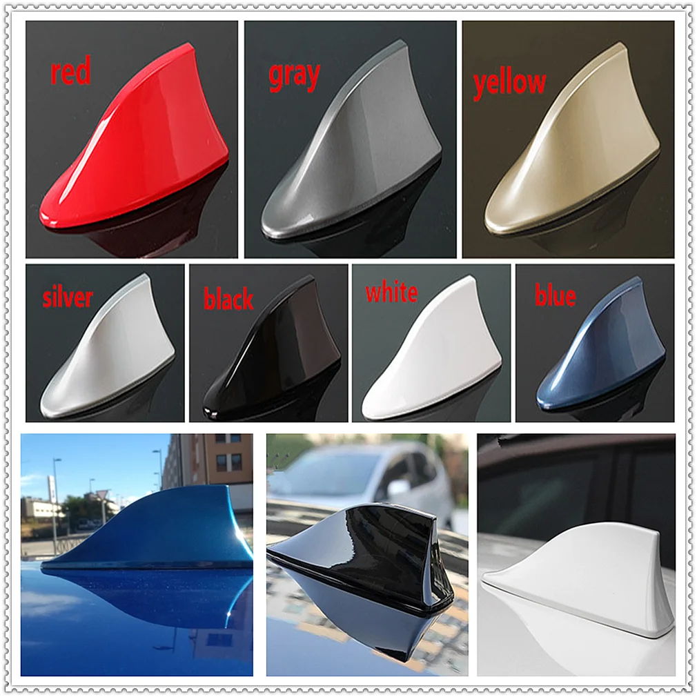 Car Shark Fin Antenna Auto Radio Signal Aerial Roof Antennas for Jeep Liberty Trailhawk Commander Hurricane Gladiator