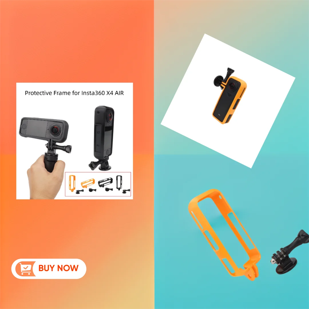

For Insta360 X4 AIR 360 Camera Protective Frame Horizontal Vertical Shooting Scratch-Resistant Accessory
