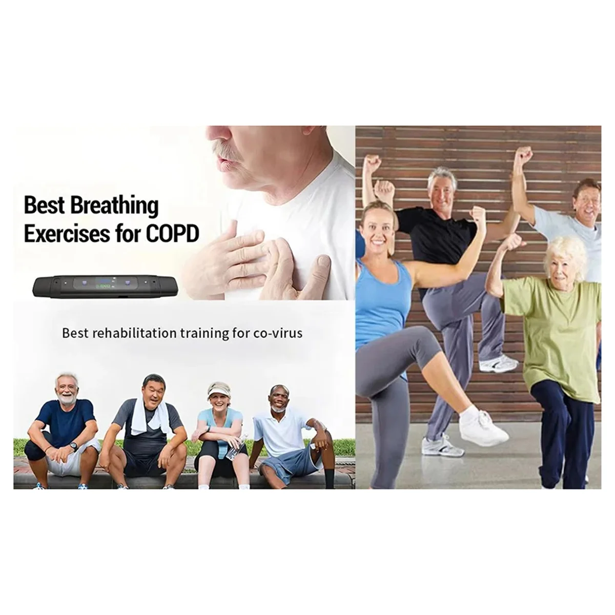 جهاز قياس التنفس الجديد من RISEN مزود بتقنية البلوتوث لتسجيل بيانات الهاتف المحمول، مناسب لتدريب الرئة للأطفال والكبار