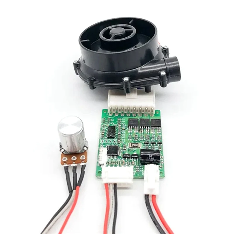 TTKK kipas Blower udara sentrifugal, Mini 7040-24V DC tanpa sikat 6,5kpa dengan Driver dan saklar untuk Printer 3D Vzbot Hevort