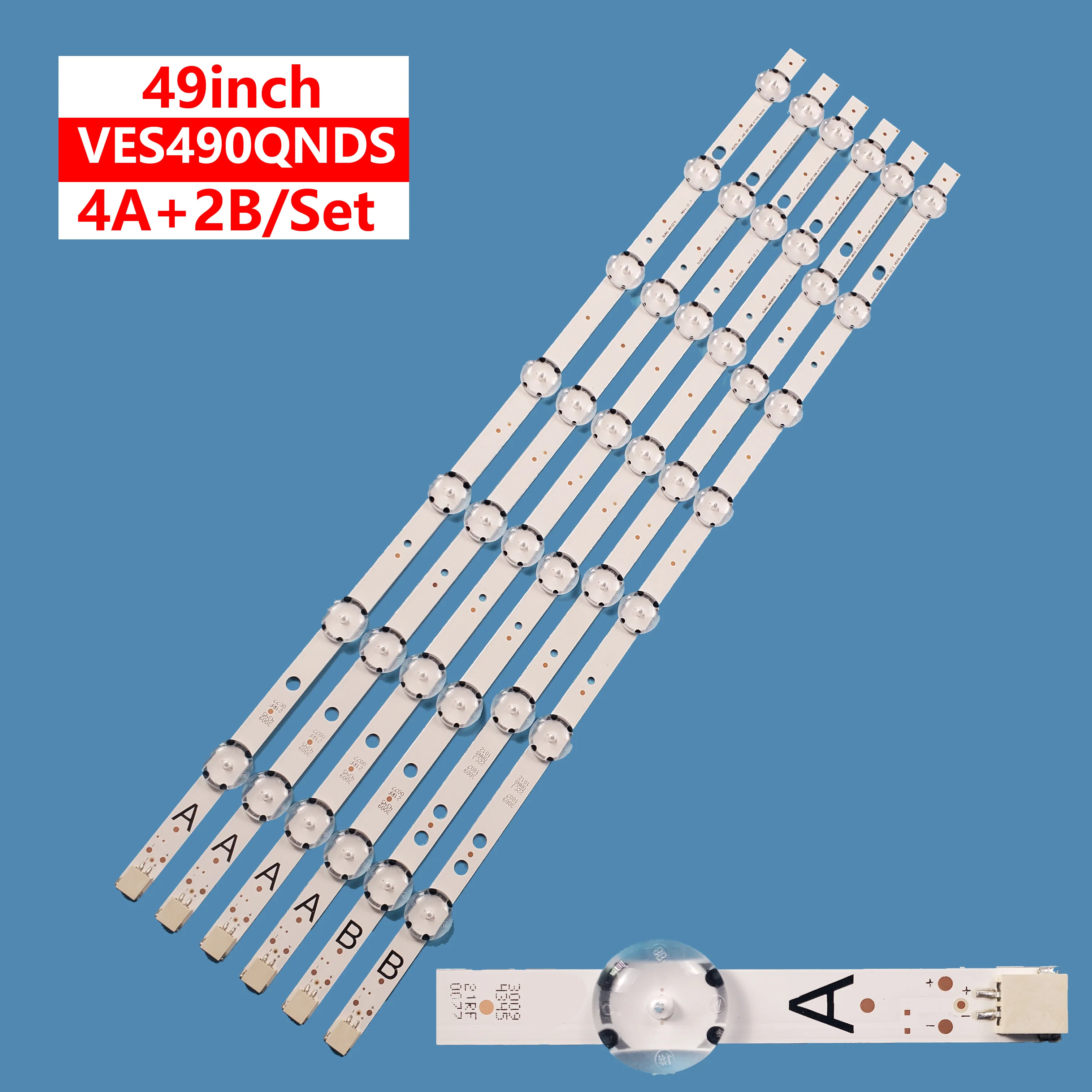 5set=30pcs New LED TV Backlight Strip VESTEL 49