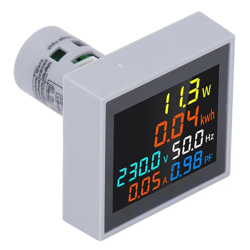 6 In 1 Multifunction Digital Meter AC Voltage Power Frequency Monitor For Household SPM004