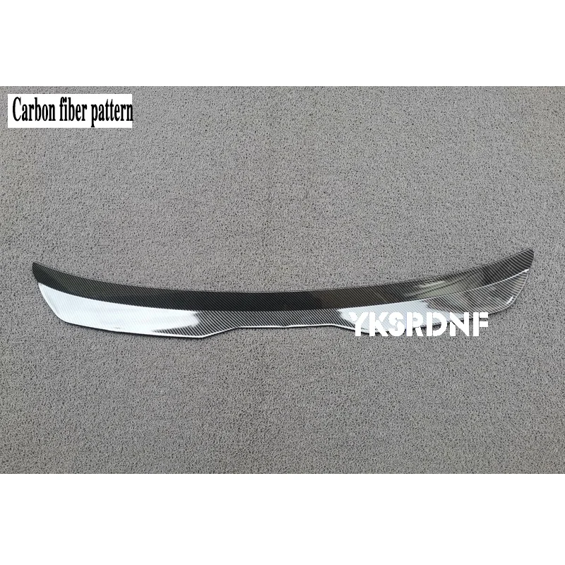 Rear Wing Spoiler For FIAT GRANDE PUNTO ABARTH 2007 2008 2009 2010 Glossy Black ABS Plastic Roof Wing Hatchback Spoiler Lip