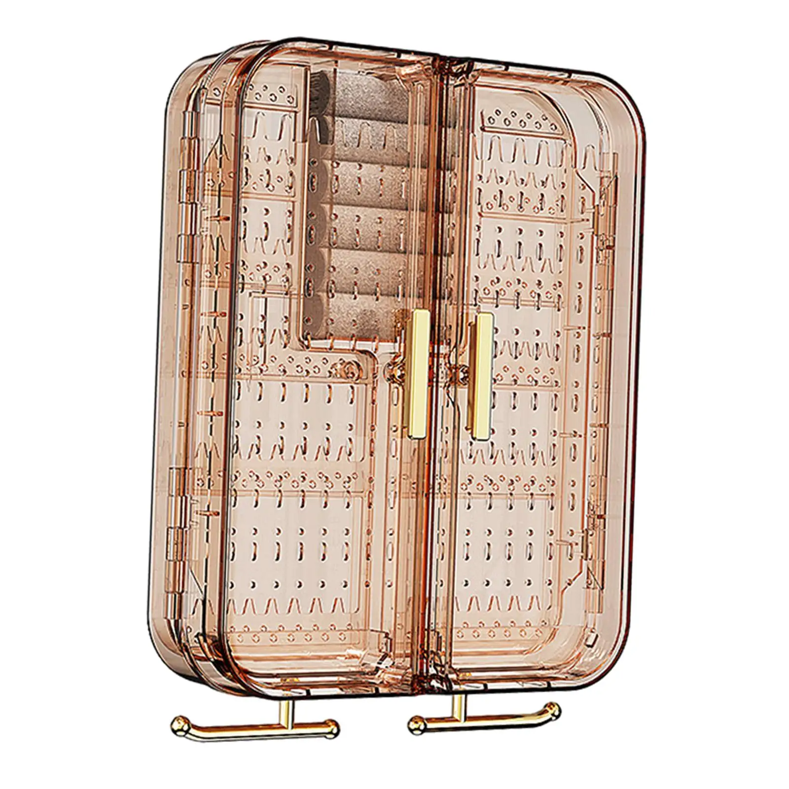 Jewelry Holder Organizer Jewelry Hanger for Women Visible Dustproof Jewelry Box Jewelry Cabinet for Rings Anklets Earrings