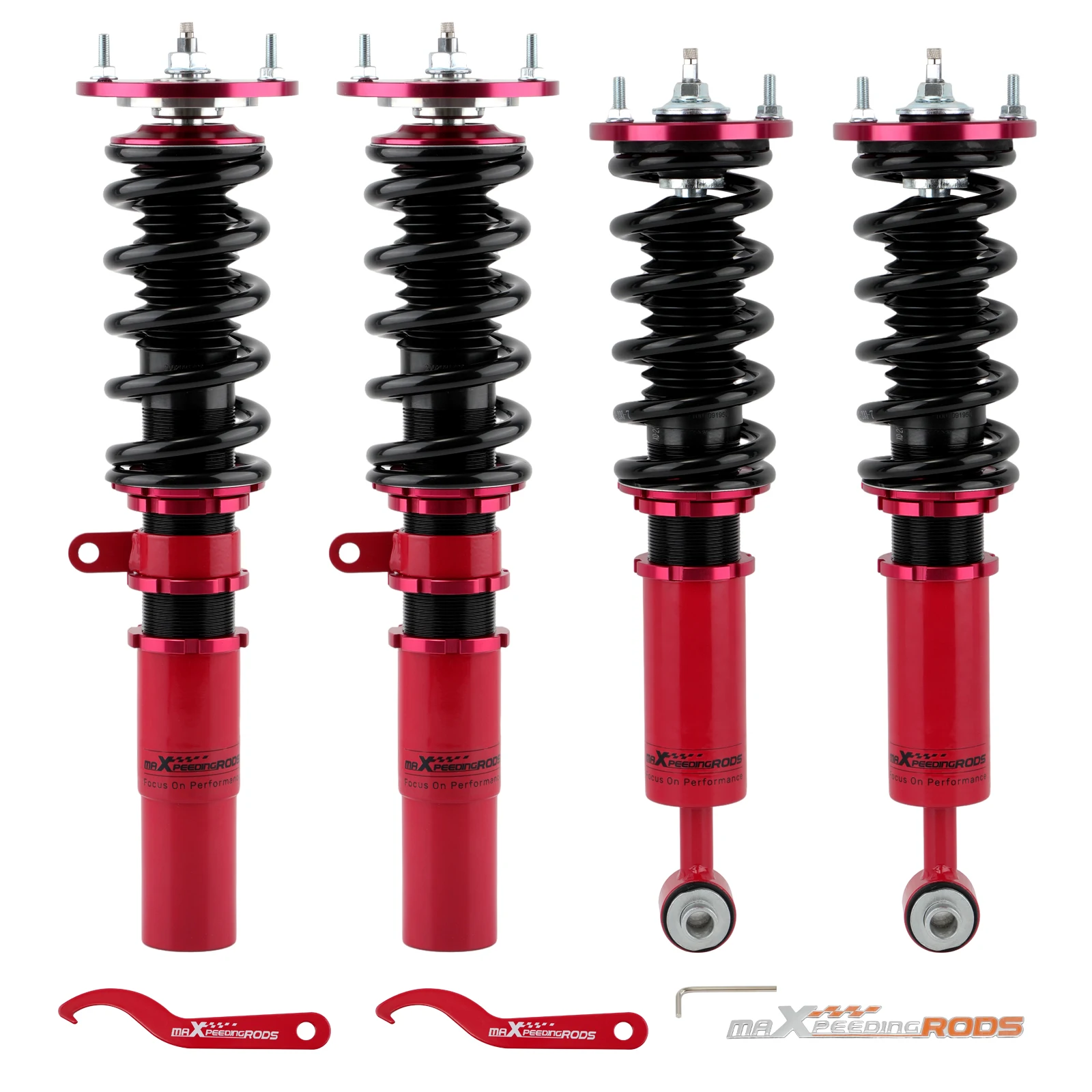 Kit di abbassamento coilovers serranda a 24 vie per BMW serie 5 (E60) 2004-2010 Berlina AWD