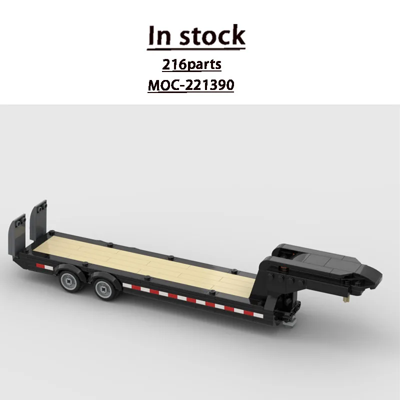 

Конструктор MOC-221390 «Городской новый классический прицеп-платформа», 216 деталей, подарок для мальчиков на день рождения и Рождество