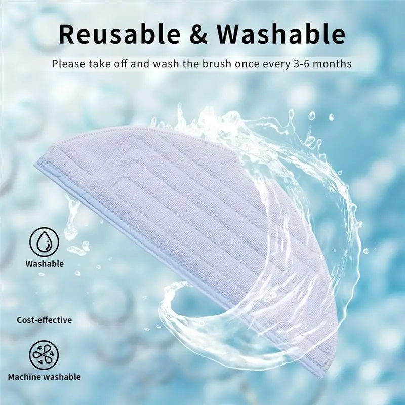 AS60-For Roborock S7 S70 Mop Cloth Robot Vacuum Cleaner Support Plate Spare Parts Mop Bracket Accessories Set