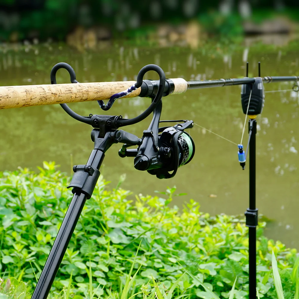 Hirisi U-Shaped Carp Fishing Rod Rest Head Rubber Anti-Slip Rod Holder Bank Stick Rest Pole Support Fishing Accessories AC301 view 6
