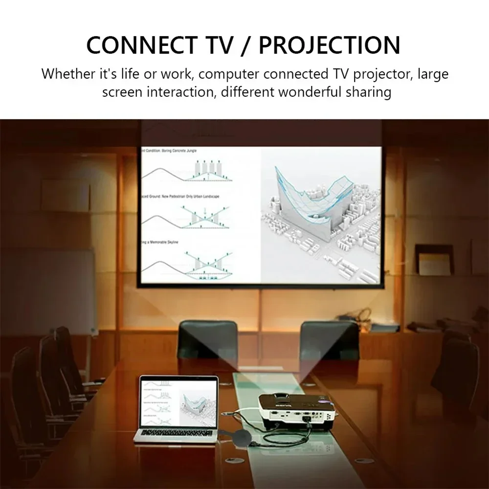 미라스크린 디스플레이용 HDMI 호환 비디오 리시버, 애니캐스트 와이파이 미라캐스트 동글, TV 폰, 안드로이드, IOS 미러 스크린용, 1080P