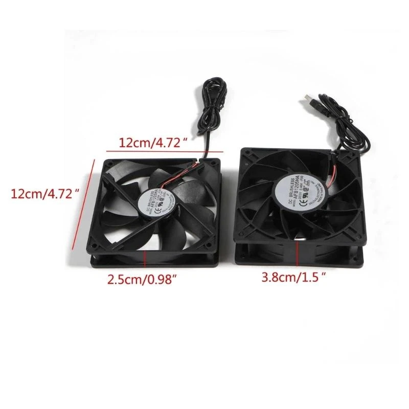 L4MD USB CPU Cooler Radiator 120 мм DC5V 120x120x25mm Computer PC вентилятор 12CM