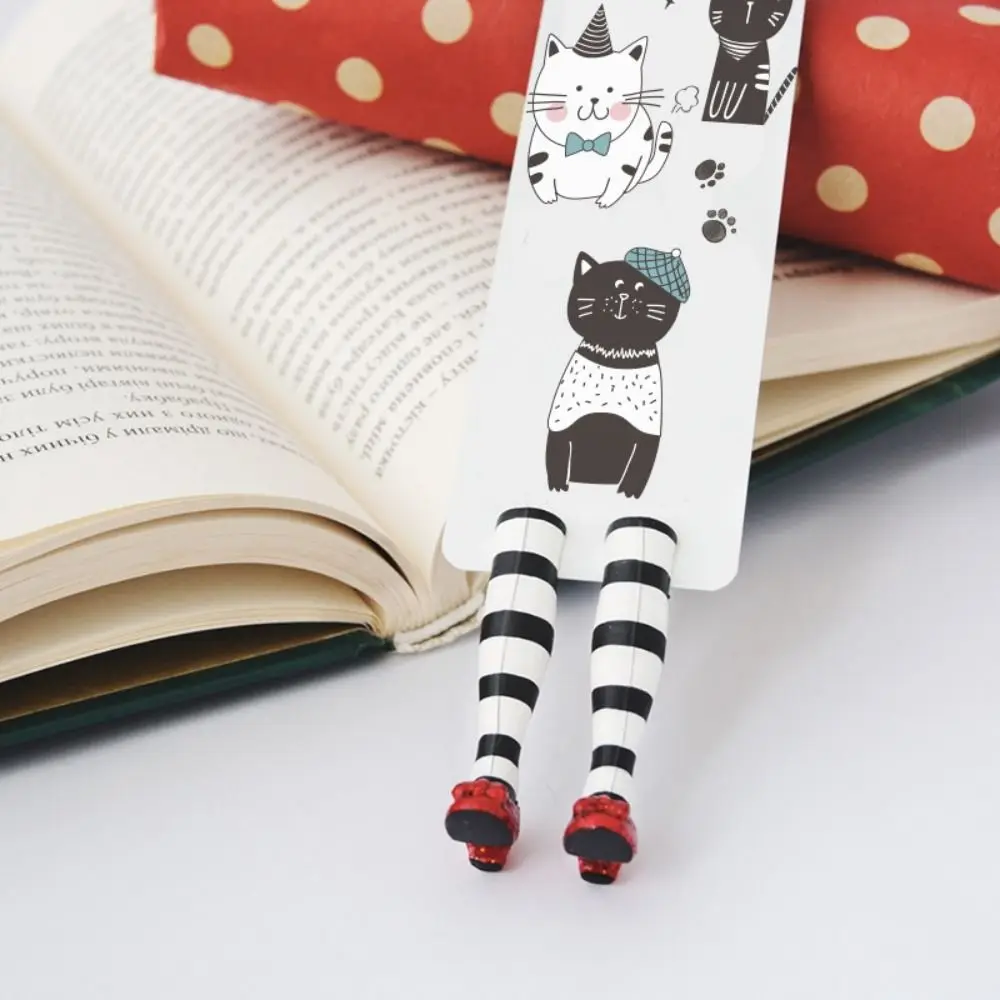 Legs Shape 3D High Heels Bookmark Red 18*4cm High Heels Bookmark 3D High Heels Creative Legs Shape Handmade Book Marker