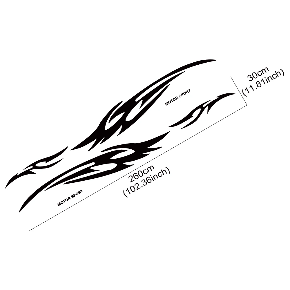 

Car Sticker PVC Auto Door Side Decal Kit Car Wrapping Vinyl Film Waterproof Vehicles Stickers Car Accessories Decoration