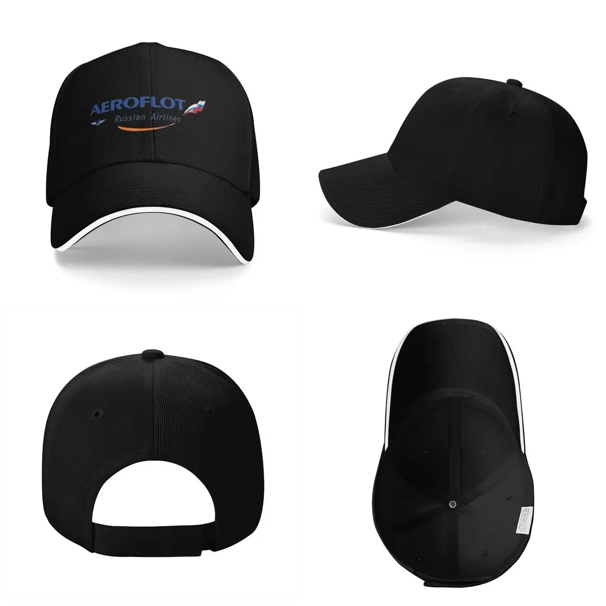 Baseball Hats Aeroflot Aviation Russe Pilote Aerospace Aviateur Streetwear Summer Sports Baseball Caps Hip Hop Cap Casquette Hat