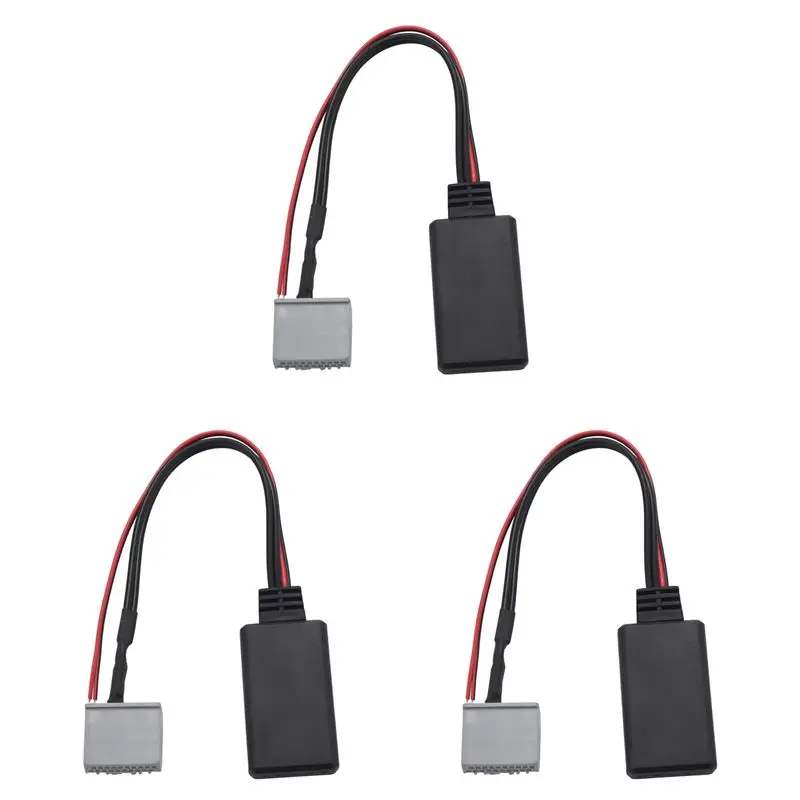 3X Car Wireless Bluetooth 4.0 Module Music Adapter Auxiliary Line Aux Audio Receiver For Honda For Civic 2006-2013-N30R