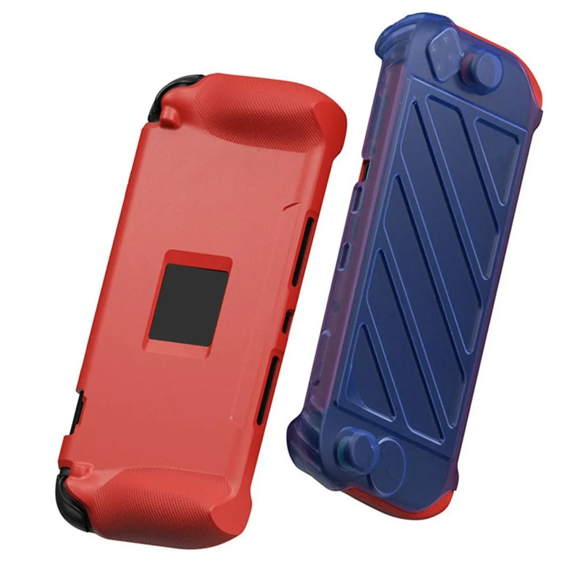 For Switch 2 Protective Case Portable Standable Cover TPU Soft Shell for Switch 2 Game Console Case Red