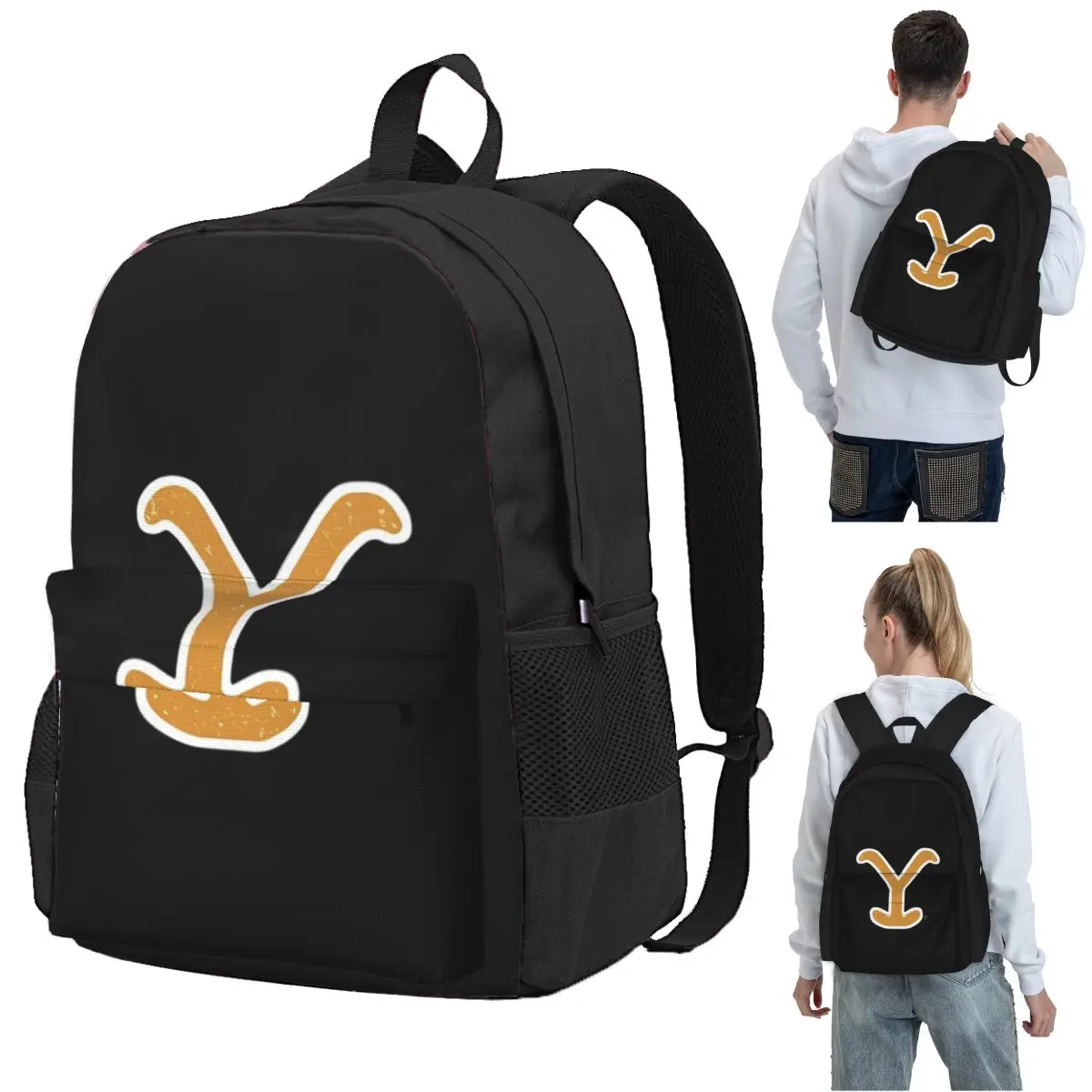 Yellowstone Quick Dry Dutton Ranch Backpack Student BookBag Kids School Bag Computer Shoulder Bags for Men Women