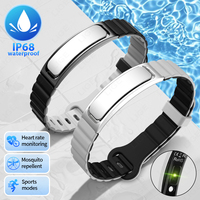 LIGE New Multifunction Smart Bracelet with Track Heart Rate Sleep Monitoring Mosquito Repellent Remote Camera Control Smartband