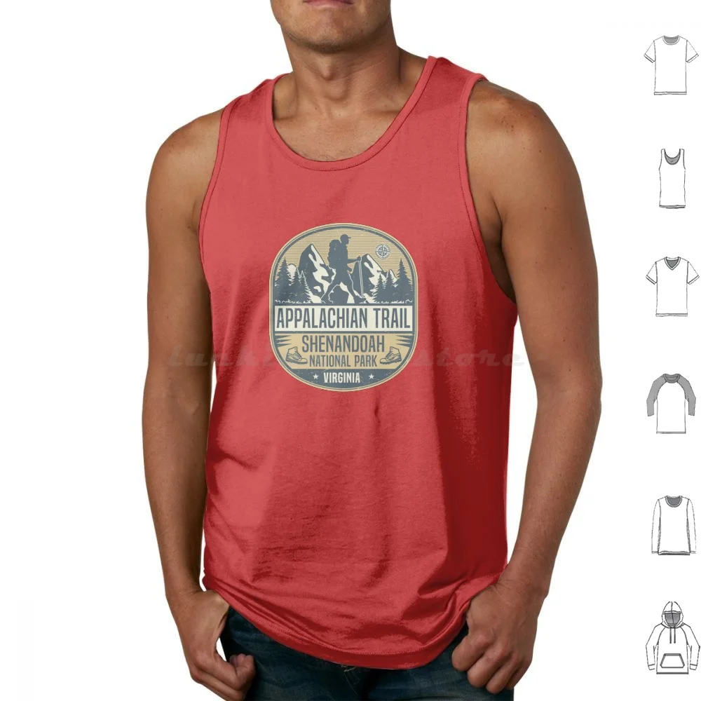 Appalachian Trail , Shenandoah National Park Tank Tops Vest Sleeveless Appalachian Trail Shenandoah National Park Virginia