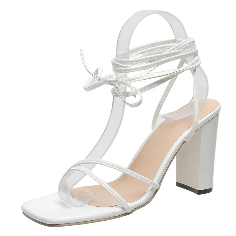 Elevate Your Style Exude Charm and Confidence in Our Cross-Strap Women's High-Heeled Sandals