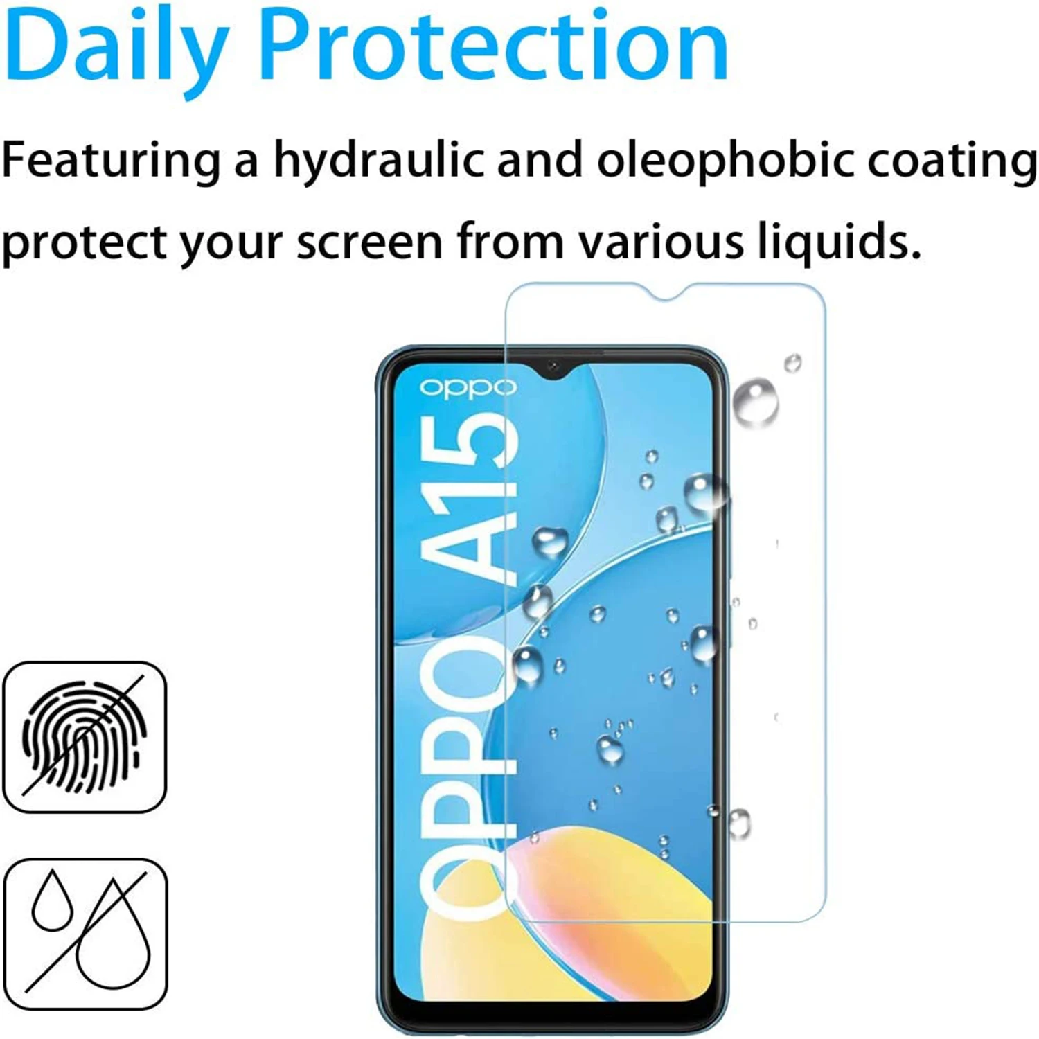 A15 A15s für OPPO gehärtetes Glas – Detail 7