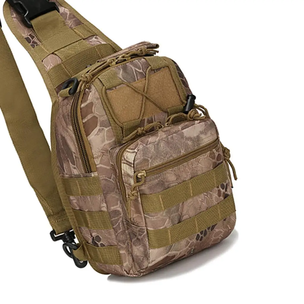 Bolso de hombro táctico para hombre, bandolera para el pecho, color verde militar